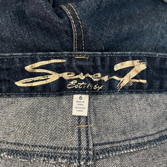 Seven 7 Women Weekend Short Denim Jean Shorts - Picture 5 of 6